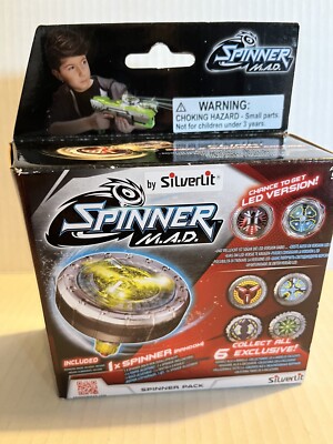 Silverlit Spinner M.A.D Spinner Pack 3 Spinners Chance To Get LED Version 5+ Age