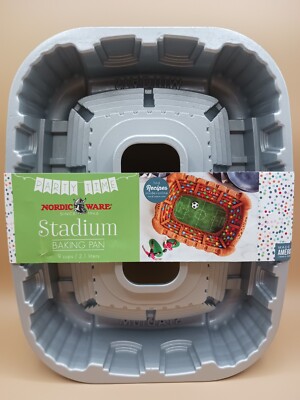 NORDIC WARE  ARENA STADIUM  Baking Pan GAME TIME READY Bundt Style, FUN !, NEW!