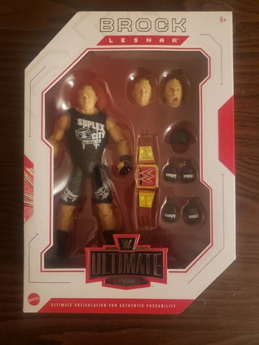 スポーツ WWE Mattel Elite Ultimate Brock Lesnar WWE Brock Lesnar Ultimate Edition Ruthless Aggression Action