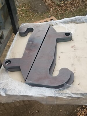 JRB 418 Blank Quick Attach for JRB Loader mounts by BUDD  top hooks blanks LASER