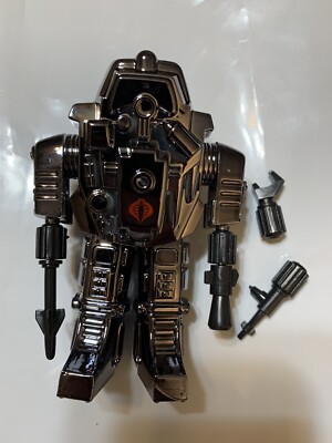 Gi Joe Snake Armor Black Major Mirrored Black Chrome L@@k Mint Beautiful Lot V1