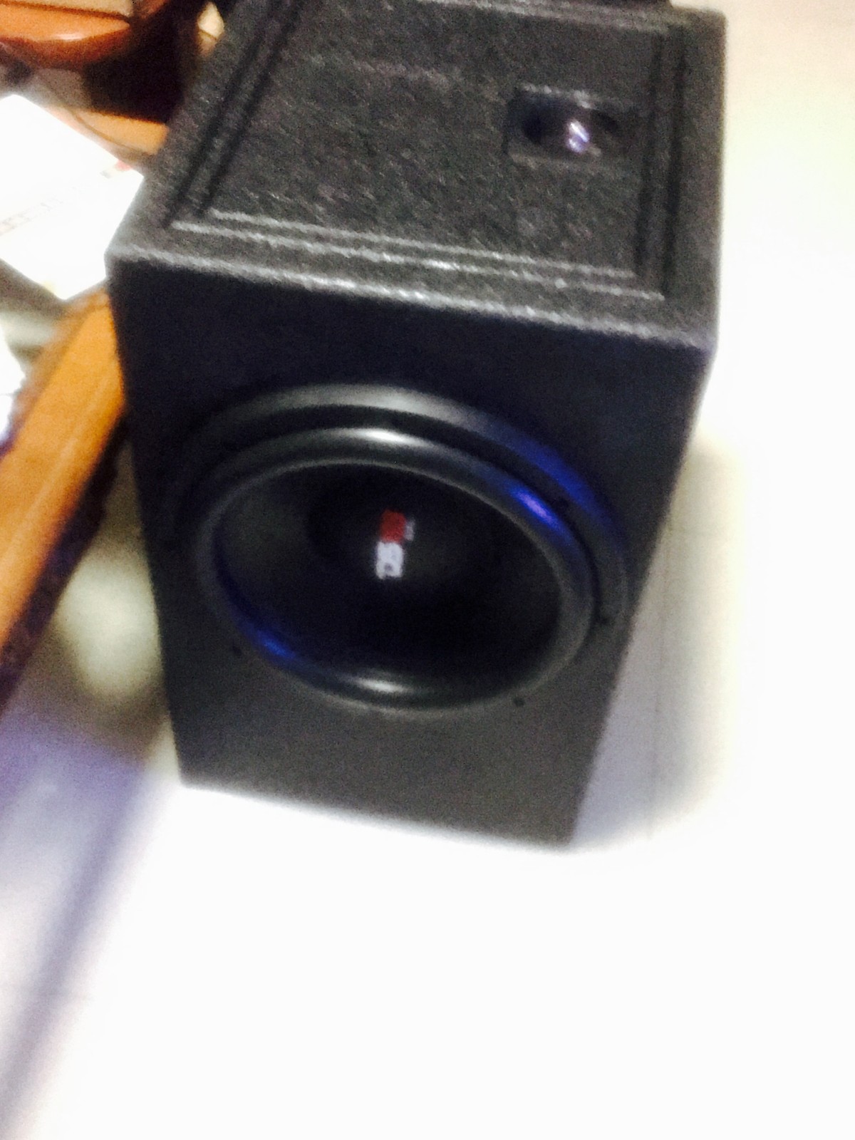 Single Vented 12" Rhino Coated Speaker Box Ported Chamber Sub Woofer