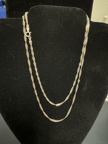 Twisted 925 Silver Chain 72” 6.24 Grams | eBay