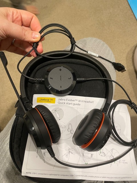 Jabra headset evolve 30 II model ENC060 