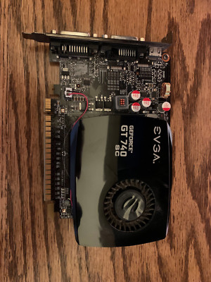 EVGA GeForce GT 740 SC 2GB GDDR5 Graphics Card  + HDMI to DVI cable