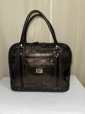 M.C. Marc Chantal Brown Western Hand Bag Handbag Purse