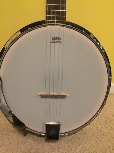 Resoluute - Resonator 5 String Banjo With GearLux Travel Hard Case -