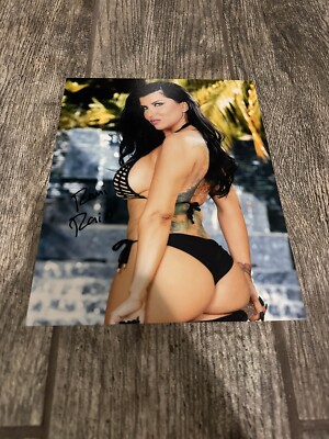 ROMI RAIN SIGNED 8X10 PHOTO STAR AUTOGRAPHED COA MODEL DANCER ADULT RARE