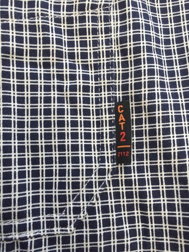NWT Ariat FR Work Wear Black White Check Shirt 10013513 XXLT