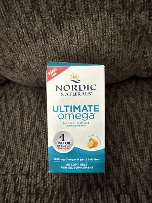 Nordic Naturals Ultimate Omega SoftGels - Concentrated Omega-3 Fish Oil, 90 ct