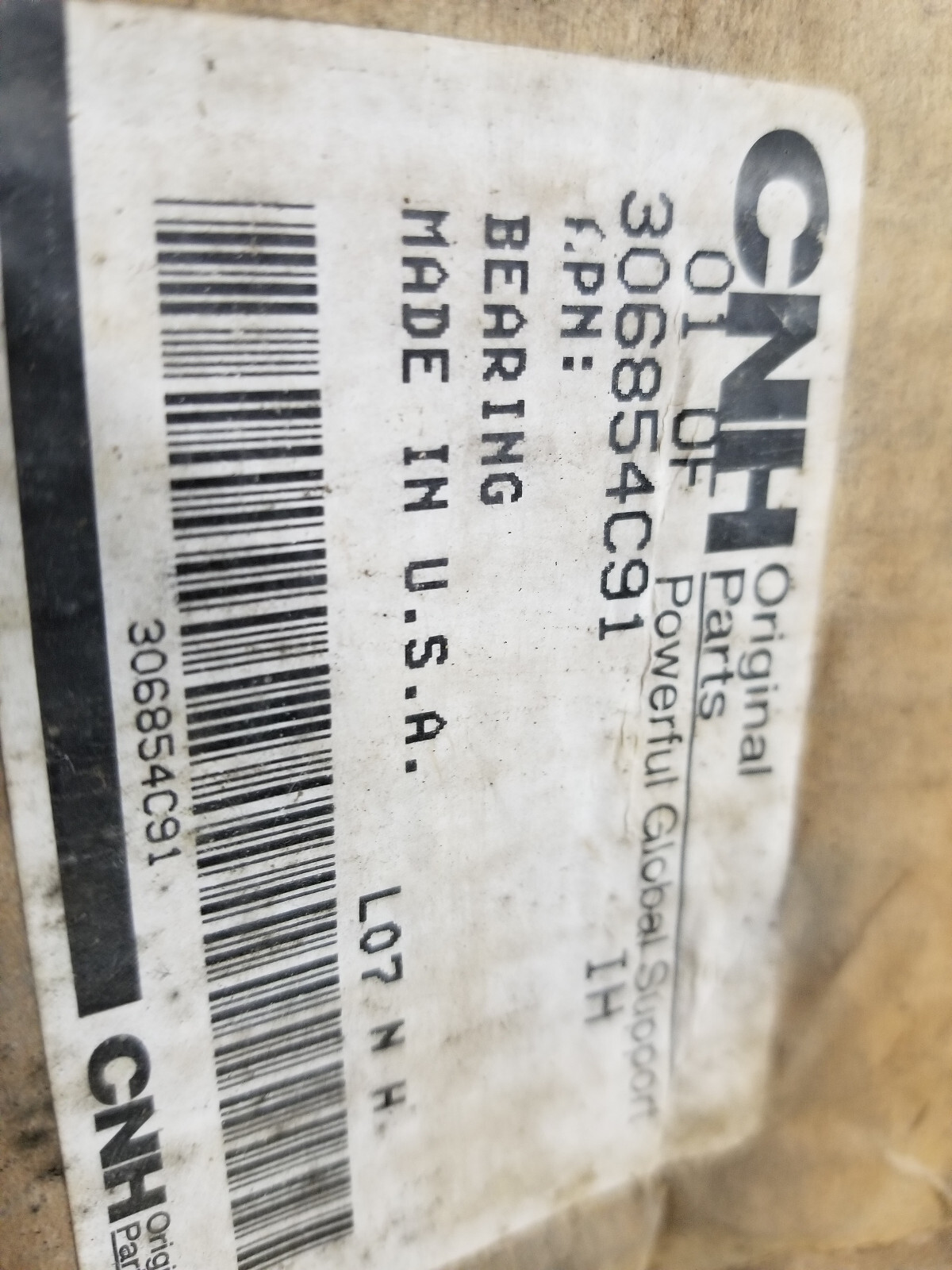 CASE CNH 306854C91 BEARING - Picture 6 of 7