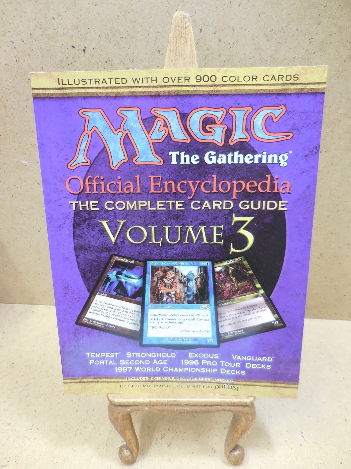 MAGIC THE GATHERING OFFICIAL ENCYCLOPEDIA VOLUME 3 1998 EXCELLENT