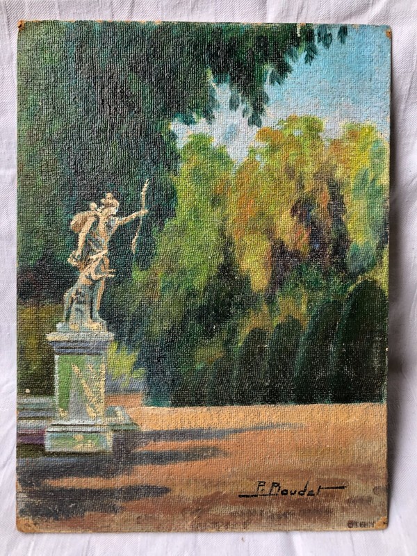 Diane Chasseresse Huile Pierre Boudet (1915-2011) Tableau Sculpture Peinture