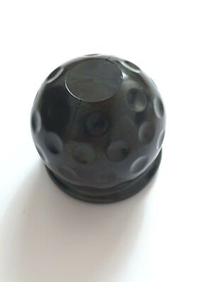 Abdeckkappe für AHK Anhängerkupplungskugeln Golfballdesign Gummi Ø 53 mm schwarz