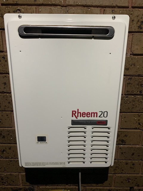 rheem continuous gas hot water