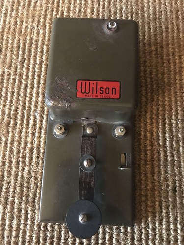 Vintage Wilson Morse Code Made In Canada Telegraph