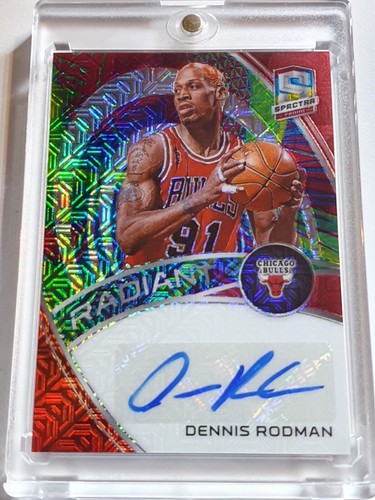 Dennis Rodman ロッドマン　サイン　カード　星条旗　新品 2023-24 Phoenix Dennis Rodman card #142 Bulls | eBay