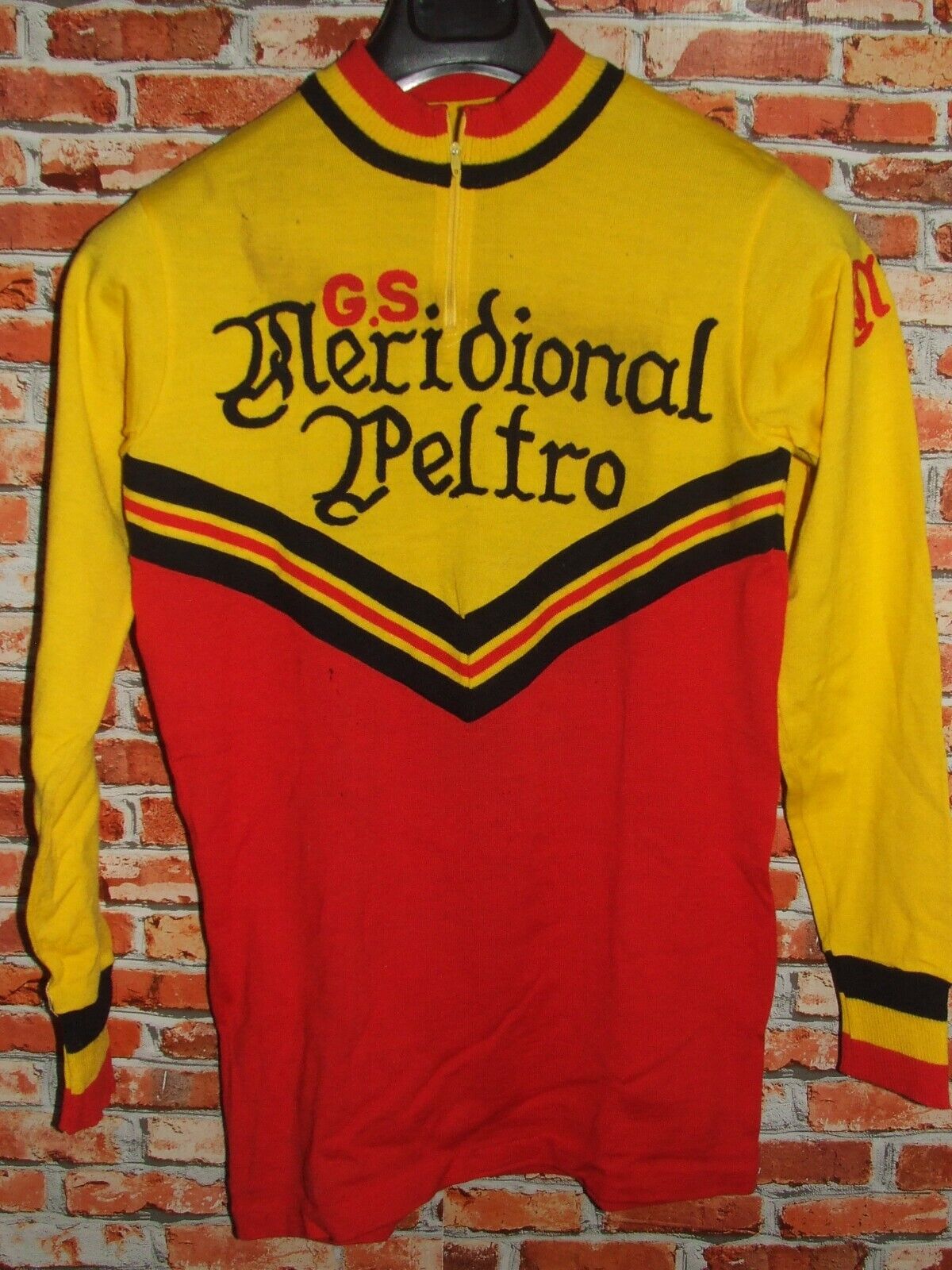 Eroica Atala Campagnolo Vintage Cycling Shirt 70'S 80% Wool