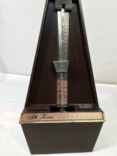 VINTAGE SETH THOMAS METRONOME #1104 CONDUCTOR