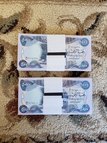 1 MILLION IQD (1,000,000)- (200) x 5,000 Dinar notes