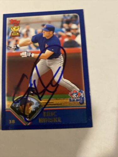 Eric Hinske autographed Baseball Card 2003 Topps #40 All Star Rookie Cup. rookie card picture