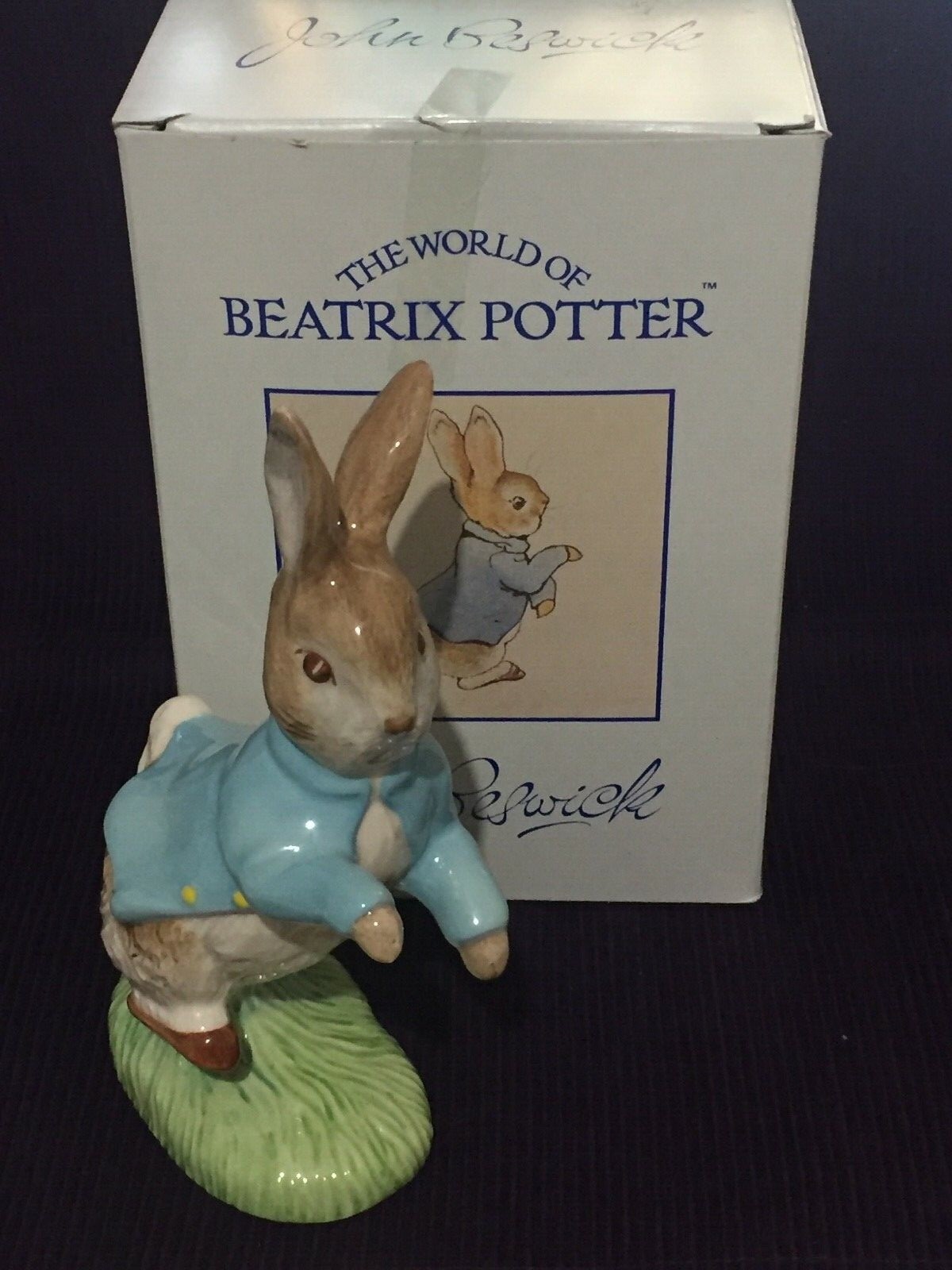 Beatrix Potter Peter Rabbit John Beswick Royal Doulton England in Box, 7 inch