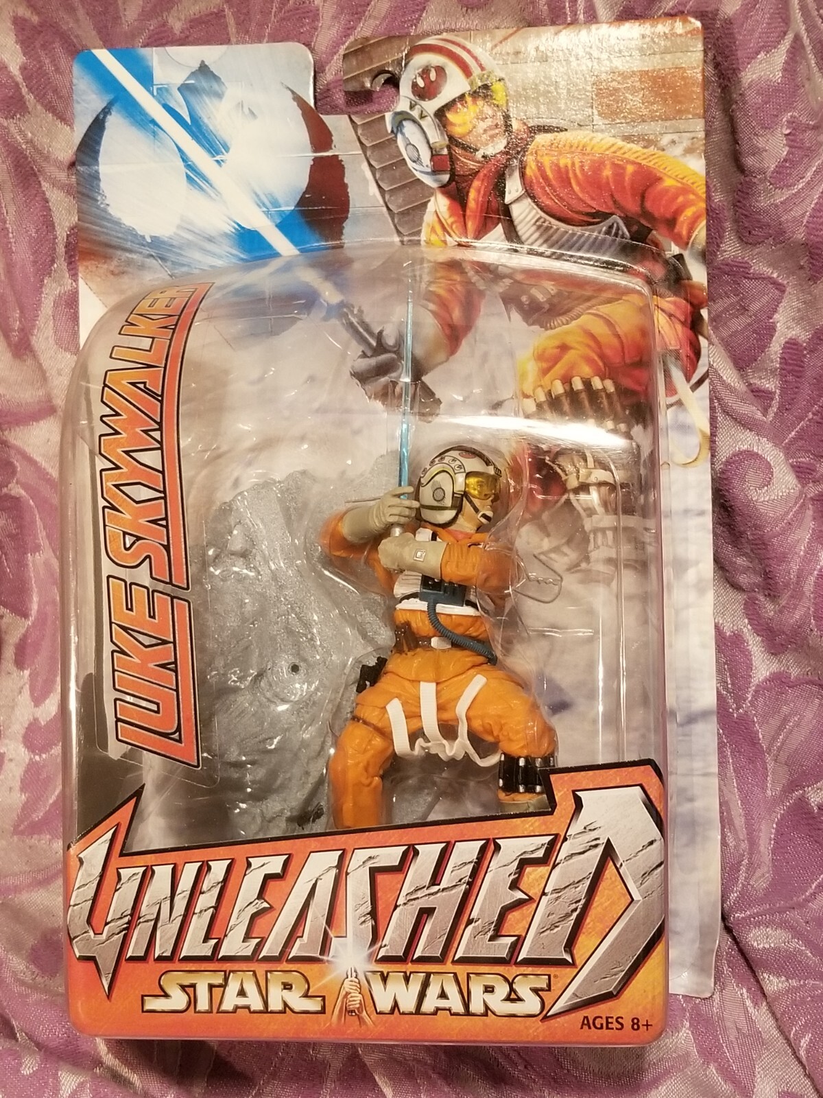 Star Wars UNLEASHED Figure - LUKE SKYWALKER Hoth Snowspeeder