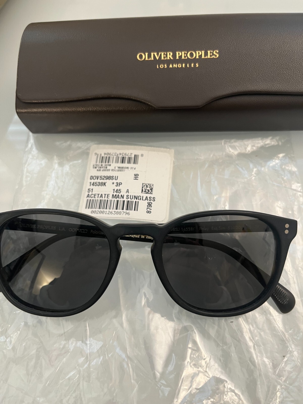 Pre-owned Oliver Peoples Brunello Cucinelli & Jep-r 49 Optical Ov5485u Msrp$569 No Clip-on In Graphite Grey Polar
