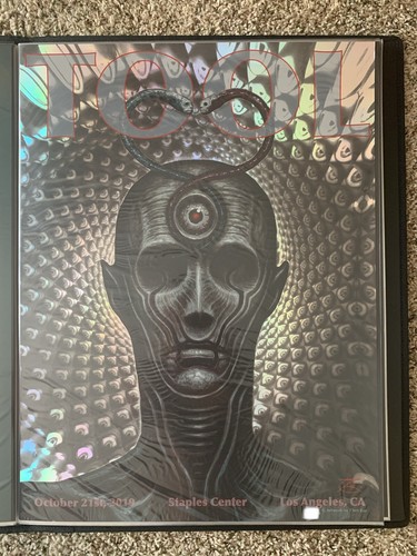 TOOL Poster STAPLES CENTER 10/21/19 Los Angeles RARE!!! Chet