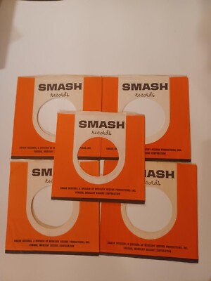 SMASH RECORDS (5) original company sleeves nice shape
