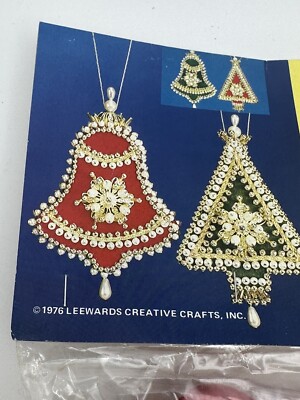 Lee Wards Vintage Precious Pearls Christmas Ornament Kit Red