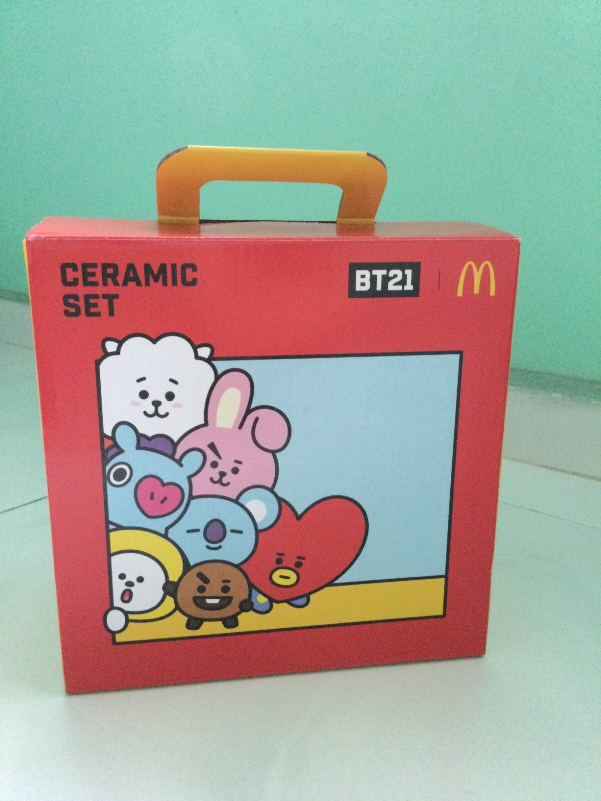 BTS 限定レア　bt21 マクドナルド　BTS BTS BT21 Mcdonalds collaboration Figure Set Korea Limited