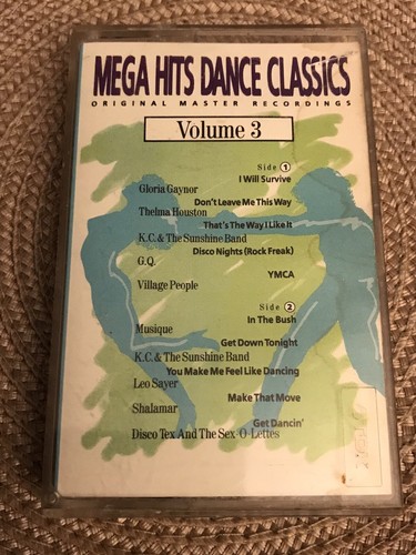 MEGA HITS DANCE CLASSICS, VOL. 3 *GREAT CONDITION* CASSETTE
