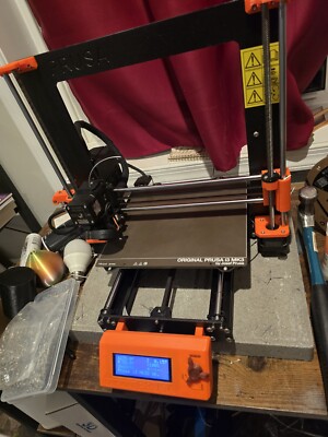 Original Prusa i3 MK3S+ 3D Printer | USED | Black&Orange