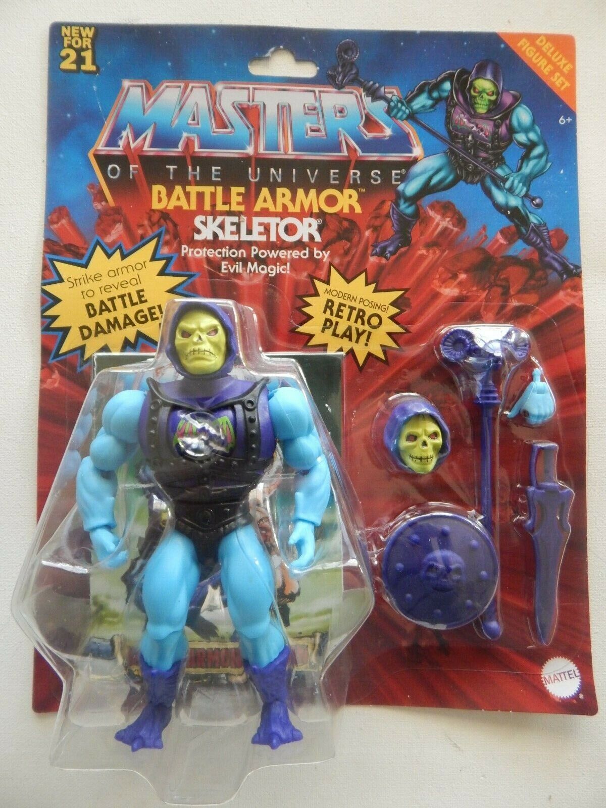 Mattel Masters of The Universe Origins Battle Armor Skeletor - Retro Play Deluxe Mattel Masters of The Universe Origins Battle Armor Skeletor - Retro Play Deluxe