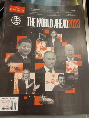 【プリン】The Economist 新品　2023年版　12冊 THE ECONOMIST MAGAZINE - SPECIAL 2023 - THE WORLD AHEAD 2023