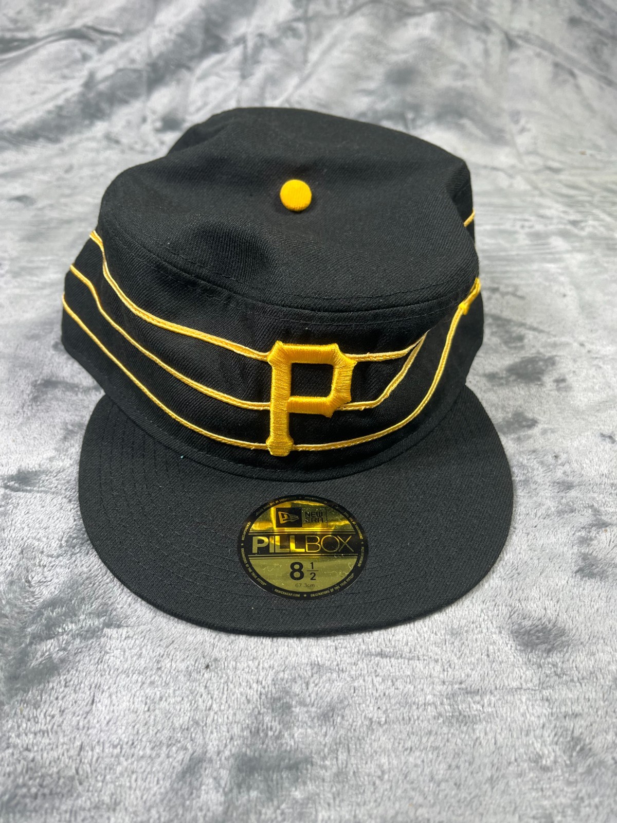 帽子 New Era Pittsburgh Pirates Pillbox Pittsburgh Pirates Fitted Pillbox Cap Hat 8 3/8 66.4cm New