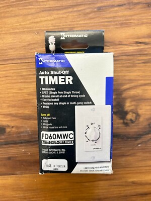 Intermatic Auto Shut off Timer FD60MWC