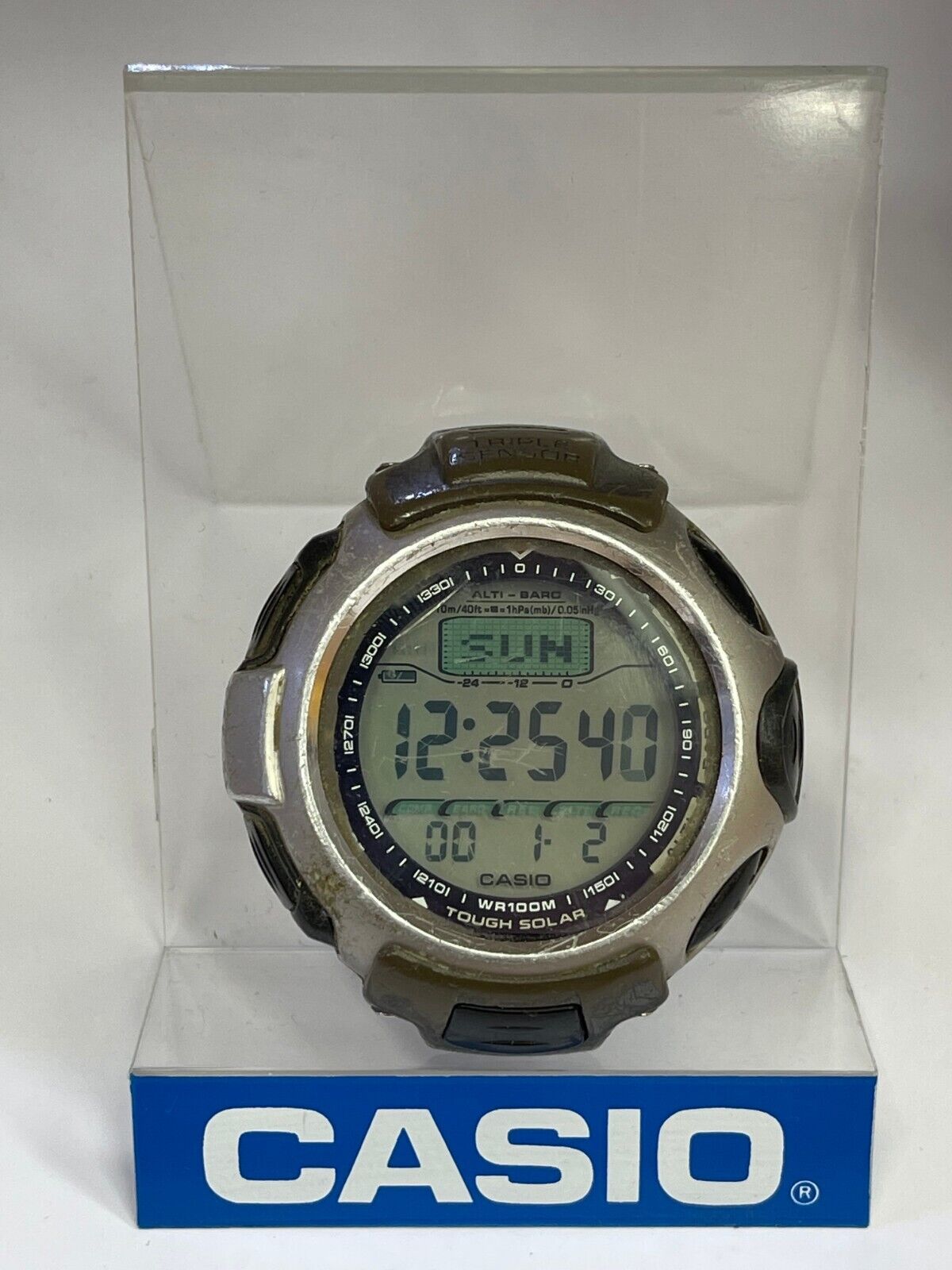 Used Casio Pro-trek PRG-50 Tough Solar Digital Mens Watch Used Casio Pro-trek PRG-50 Tough Solar Digital Mens Watch