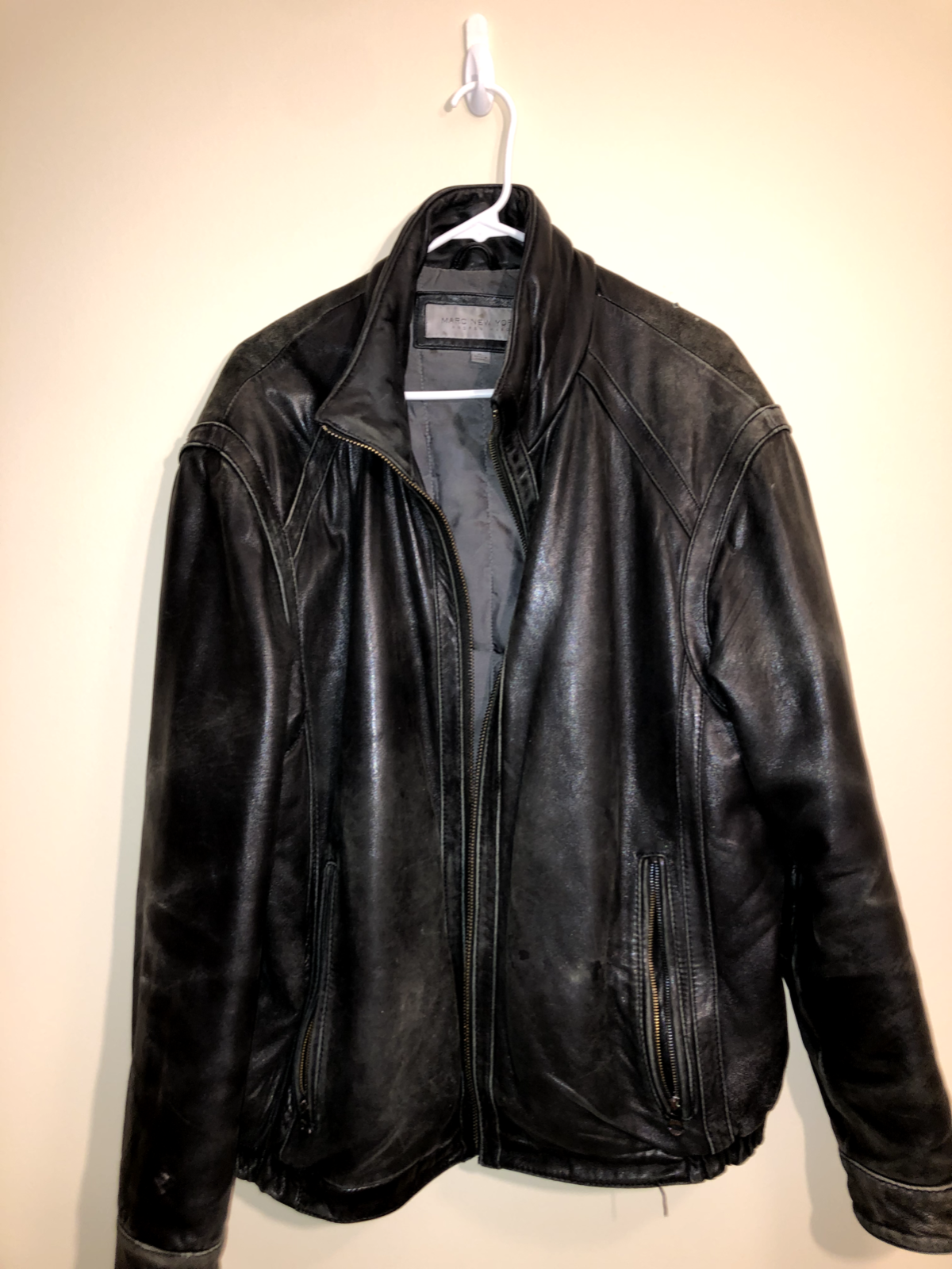 marc new york by andrew marc vintage black leather jacket marc new york by andrew marc vintage black leather jacket