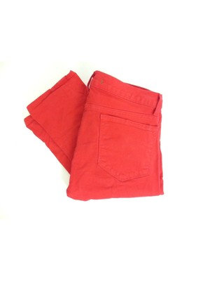 

J BRAND Женские красные узкие брюки с карманами Размер, Красный, 912K120
