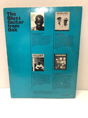 1968 MASTERS OF INSTRUMENTAL BLUES GUITAR Donald Garwood SHEET MUSIC Song Book