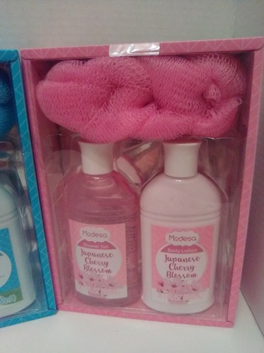 8.1 oz Modesa bath 3 piece Gift Sets. 3 different fragrances to choose from.