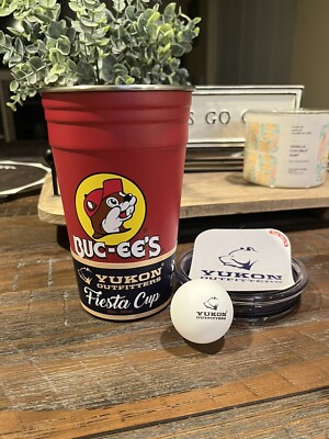 Buc-ee s Fiesta Cup Bucees Beer Pong 20oz Yukon Outfitters Insulated W/ Sticker