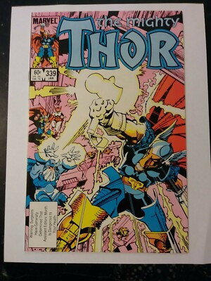 Thor #339   9.8-9.9 NM+   1st Stormbreaker - 3rd Beta Ray Bill - HOT   KEY  ️