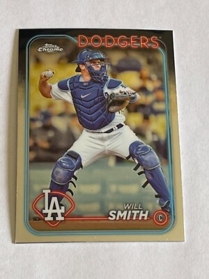 2024 TOPPS CHROME  WILL SMITH #293 CATCHER LOS ANGELES DODGERS BASEBALL