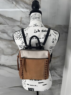 The SAK Loyola Convertible Leather Mini Adjustable Strap Backpack Crossbody Bag*