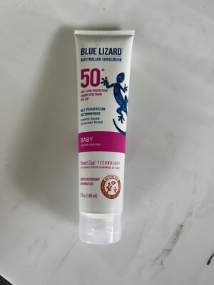 Blue Lizard Mineral Based Baby Sunscreen Lotion SPF 50+ 5 fl oz Exp 03/2025