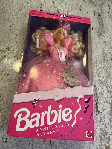 1992 Mattel Barbie Doll Walmart 30th Anniversary Star