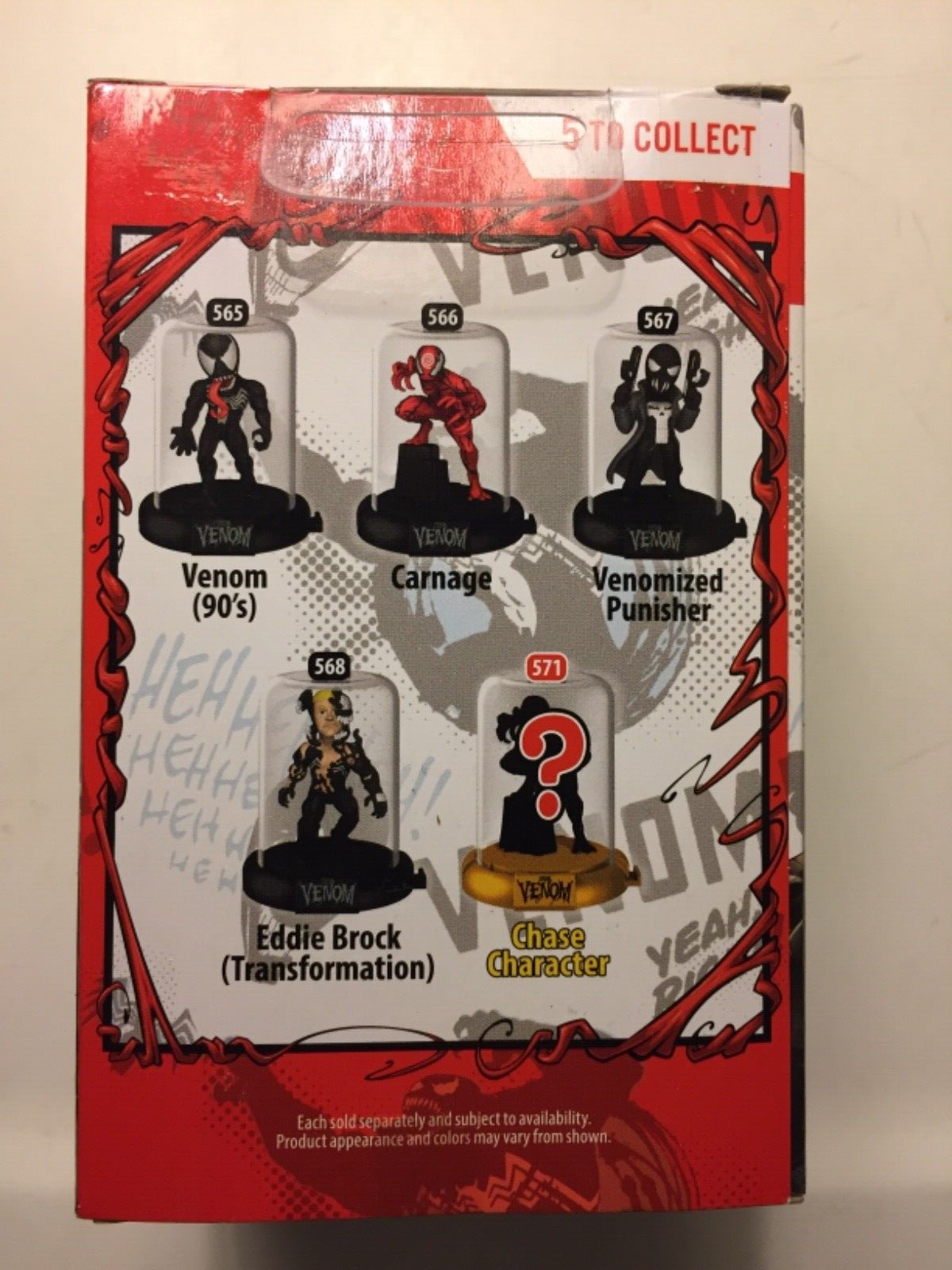 Domez Marvel Venom Carnage #566 Series 2 Mini Figures Zag Toys